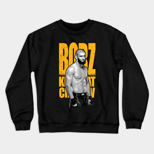 Khamzat Chimaev Crewneck Sweatshirt by RichyTor